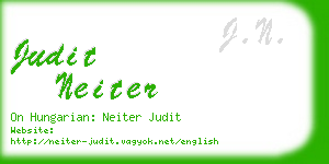 judit neiter business card